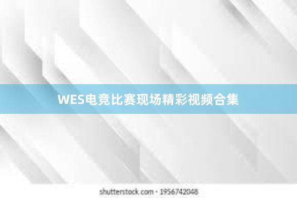 WES电竞比赛现场精彩视频合集