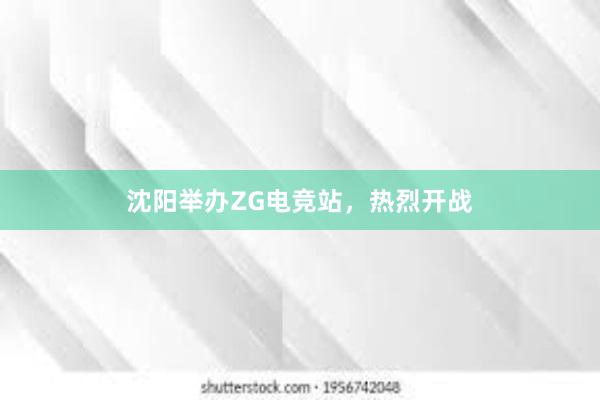 沈阳举办ZG电竞站，热烈开战