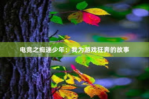 电竞之痴迷少年：我为游戏狂奔的故事